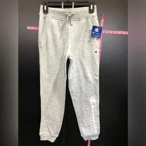 Champion Fleece Lined Joggers/sweatpants,hip pockets,drawcord elastic waist,logo